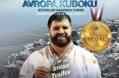 İmran Yusifov Avropa kubokunda qızıl medal qazandı